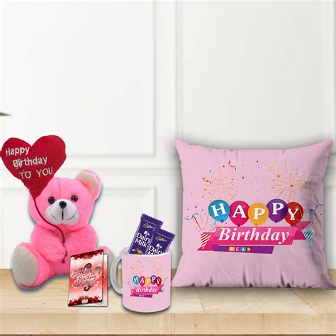 AWANI TRENDS Gift for Girlfriend | Teddy Bear with Printed Coffee Mug ...