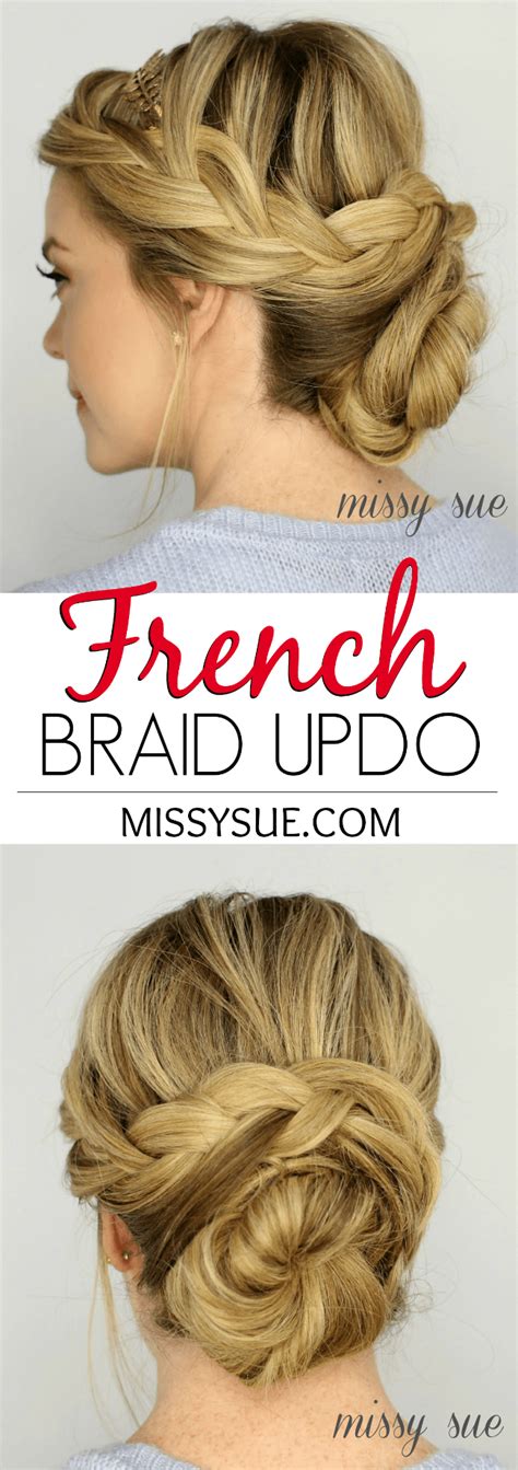 Image result for French Braid Updo Tutorial
