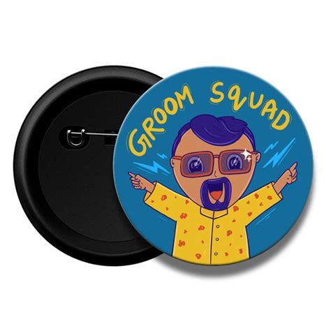Groom Squad Wedding Pinback Button Badge – Creator Store