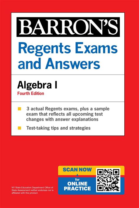 Algebra 1 Regents 2026 Answer Key - Math Printables Fun