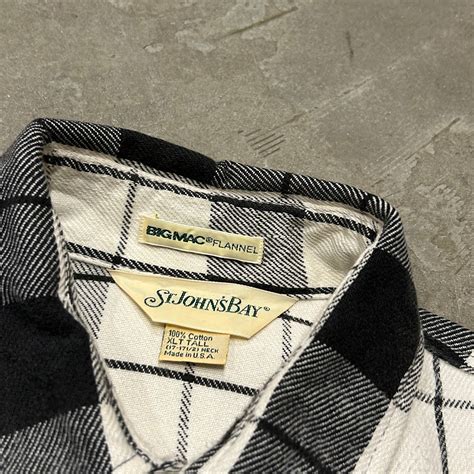 80s " BIG MAC " " St.John's Bay " FLANNEL SHIRTS | DESERTSNOW