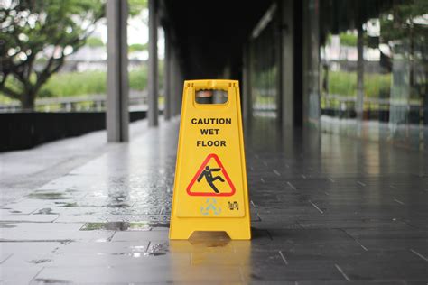safety, tiled floor, signage, warning symbol, information sign, wet ...