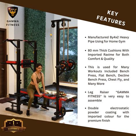 20 in1 Bench with Leg Raise For Home Gym | Adjustable Multi Home Gym B ...