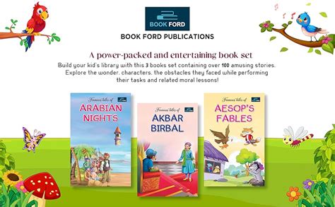 Buy BookFord Famous Tales for Kids (Set of 3) - Aesop's Fables, Akbar ...