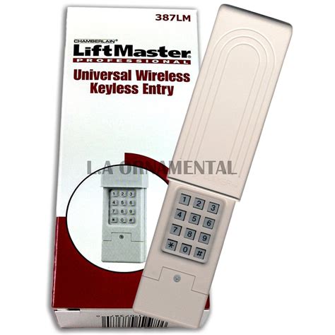 Image result for Program 387LM Lift Master Keypad Keyless Entry