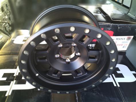 Vision Manx Matte Black 15x8 wheels (5) NIB | Tacoma World