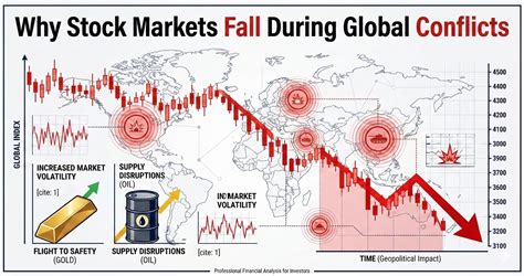 Why Stock Markets Fall During Global Conflicts (Economic Impact Explained)