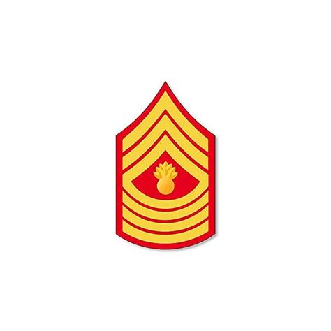 Buy USMC Rank MGySgt Master Gunnery Sergeant Sticker (ssi pineapple ...