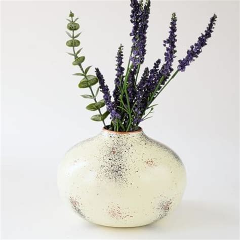 Buy Woodenlave Decorative Ceramic Flower Vase Pot for Living Room ...