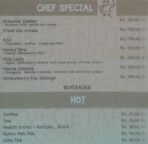 Menu at Santhosh Restaurant, Chennai, 37