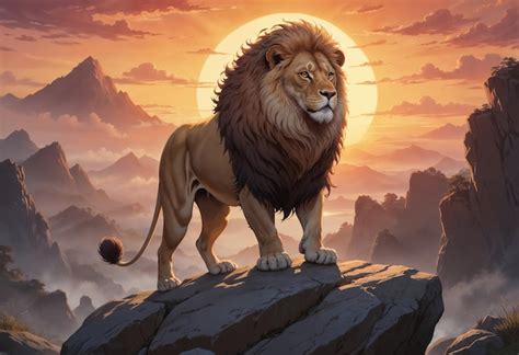 Anime style animal digital art | AI-generated image