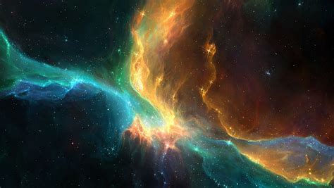 space, Colorful, Galaxy, Stars, Artwork, Fantasy Art, Digital Art ...