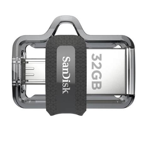 SanDisk Ultra Dual Drive M3.0 32 GB OTG Drive (Black, Type A to Micro ...