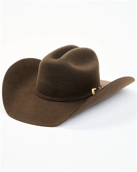 Mens Brown Wool Cowboy Hats