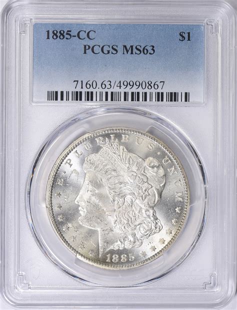 1885-CC Morgan Silver Dollar PCGS MS-63 (Item 1650184 ...