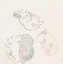 Image result for sleeping rabbit cartoon