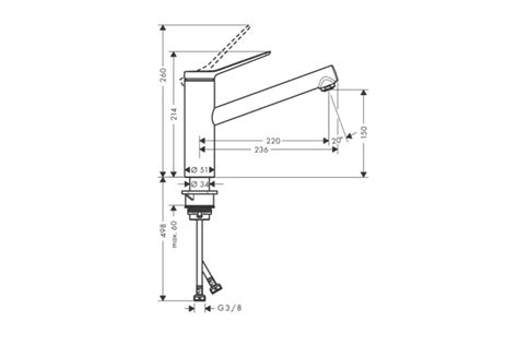 Змішувач Zesis M33 150 1jet кухонний ECO (74811000) Chrome - buy in ...