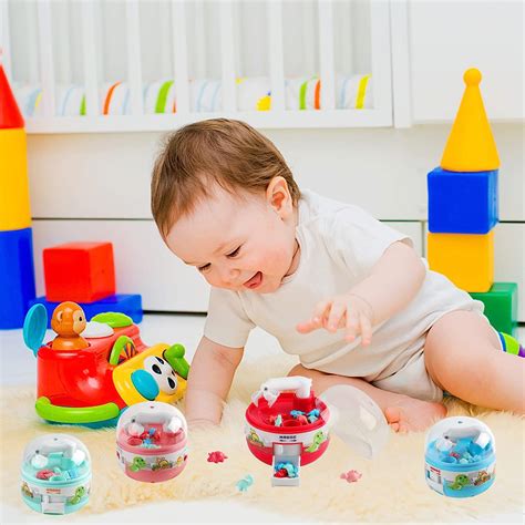 Buy 6 pcs Mini Claw Machine, Tiny Dinosaur Toy Claw Machine for Kids ...