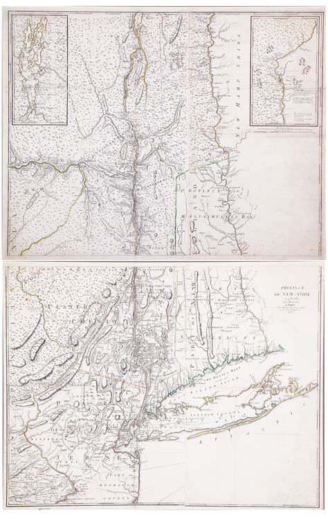 A superb map of colonial New York - Rare & Antique Maps