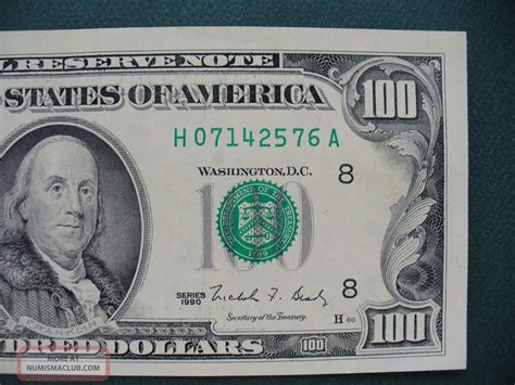 Usa - 1990 100 Dollar - St Louise - Federal Reserve Note
