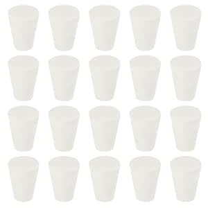 MECCANIXITY Rubber Tapered Plugs 9mm to 13mm Solid Test Tubes Bungs ...