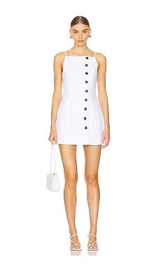 SNDYS Allegra Mini Dress in White | REVOLVE