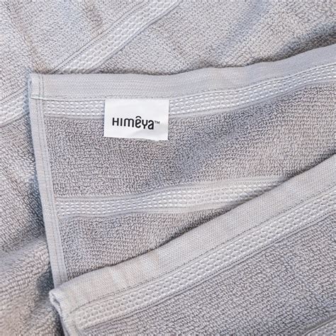 Buy Zero Twist Cotton | Bath Towel | 350 GSM - Grey by Himeya