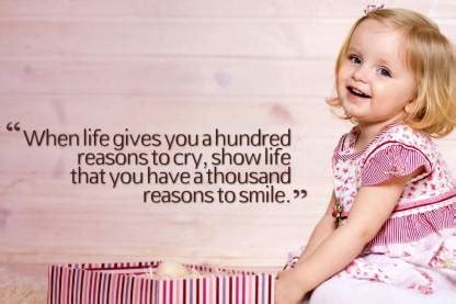 Child's Love - Cute Girl With Motivational Quote Paper Print - Children ...