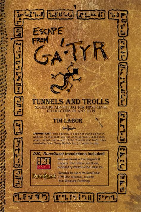 Buy Escape From Ga-'Tyr Book Online at Low Prices in India | Escape ...