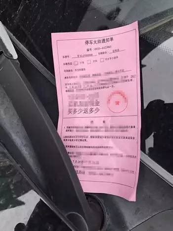 汽车被贴“停车太帅”罚单 原是街头小广告(图) - 青岛新闻网