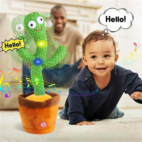 Dancing Talking Cactus Toy Mimicking Singing Push Toy - Mimictus™