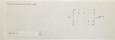 Finding Determinant of Matrix 的图像结果