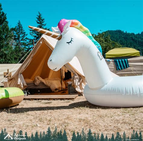 Pop-Up Glamping at Richardson Grove RV Park and Campground for Festival ...