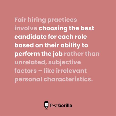 How to incorporate fair hiring practices in recruitment