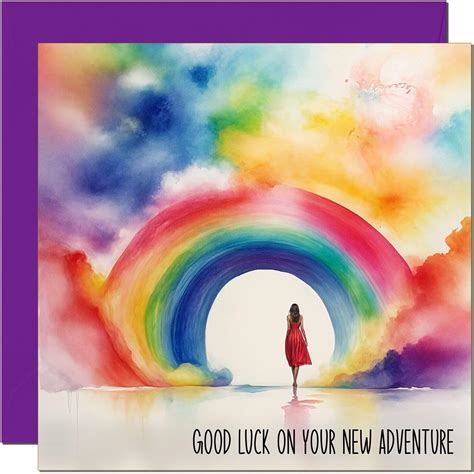 Good Luck Card - New Journey - New Job Card, New Home Card, Colleague Co Worker Leaving Card ...