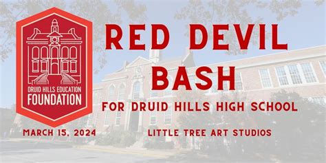 2024 Red Devil Bash benefitting Druid Hills High School, Little Tree ...