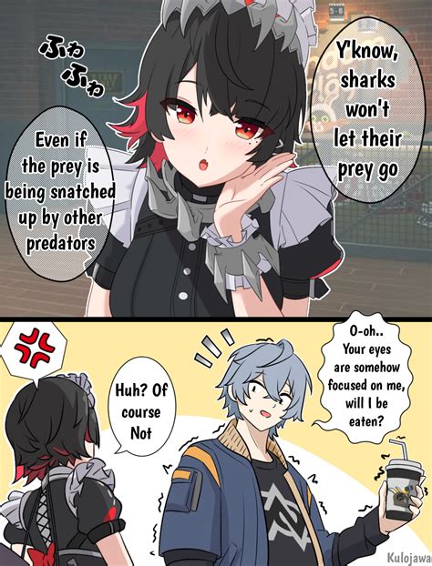 ellen joe and wise (zenless zone zero) drawn by kulojawa | Danbooru