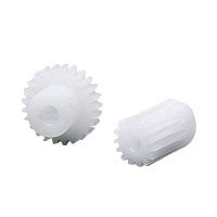 Spur Gear m0.8 POM White (Polyacetal) Type | KYOUIKU GEAR MFG（KG ...