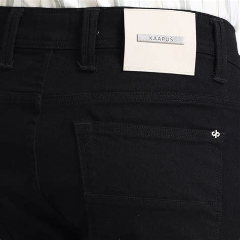 Luxe Black Denim - Straight Tapered fit – Kaapus