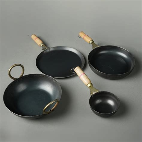 Pure Iron Handmade Family Combo (Ladle+ Fry Pan+ Dosa Tawa+ Kadhai) by ...