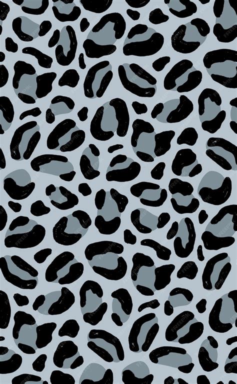Snow Leopard Print Pattern