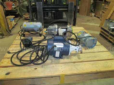 1 Pallet Lot Varied Pumps . Brands Like GAST , Reliance ETC . | GovDeals