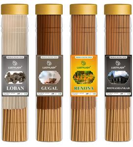 Lustylady Agarbatti Traditional Sticks Pure Herbal Temple Daily Worship ...