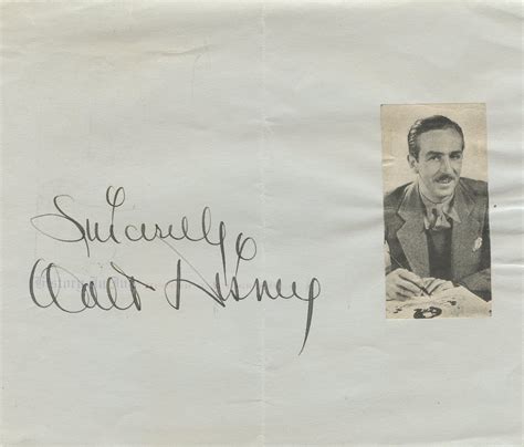 Walt Disney Autograph - 1431467 - Early signature of Disney on an album ...