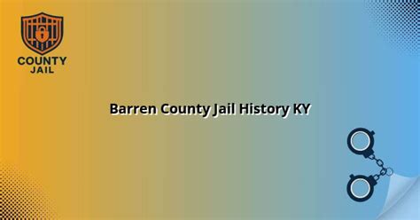 Barren County Jail History KY