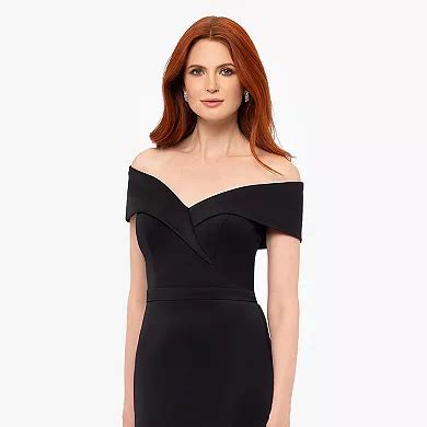 Women's X Evenings Off The Shoulder High Low Evening Gown