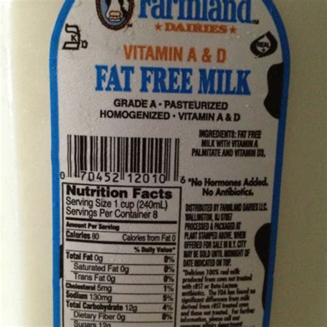 Nutritional Value Of Skimmed Milk 100ml | Besto Blog