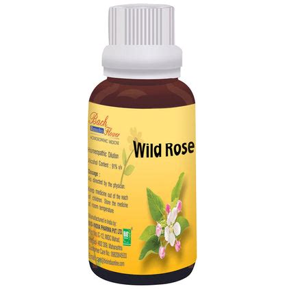 Bio-India Pharma Pvt Ltd Bach Flower Wild Rose Bach Flower – AYUSH Upchar