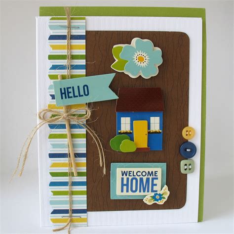 Card-Blanc by Kathy Martin: Welcome Home