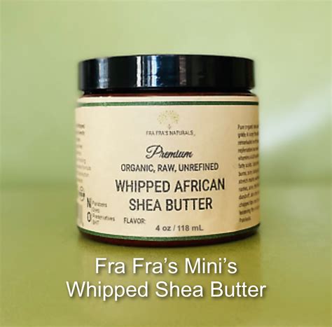 Fra Fra's Naturals | Premium Raw Organic Whipped Shea Butter - Fruit S